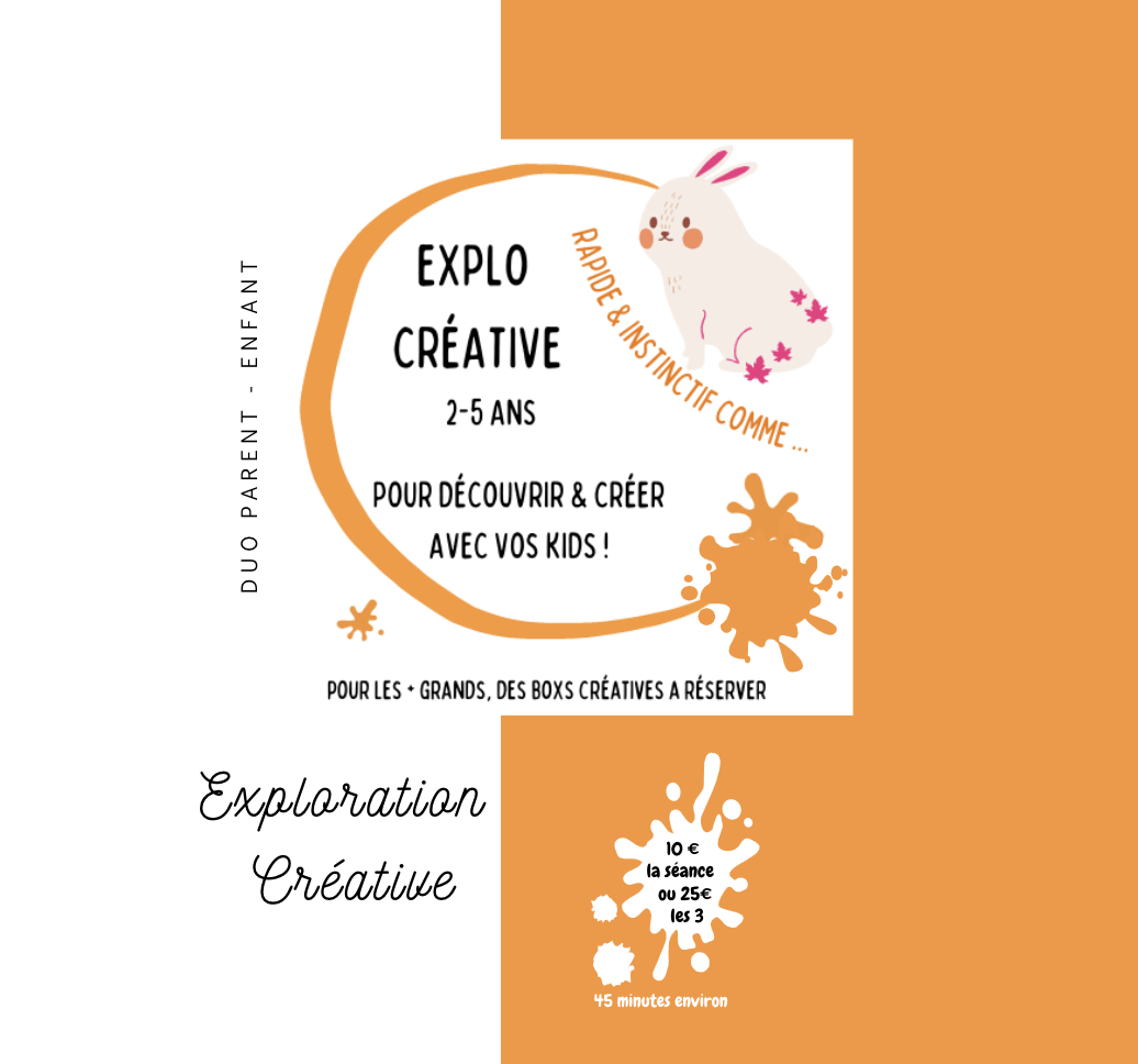 Carte Atelier Explo Créatif  (2-5 ans)