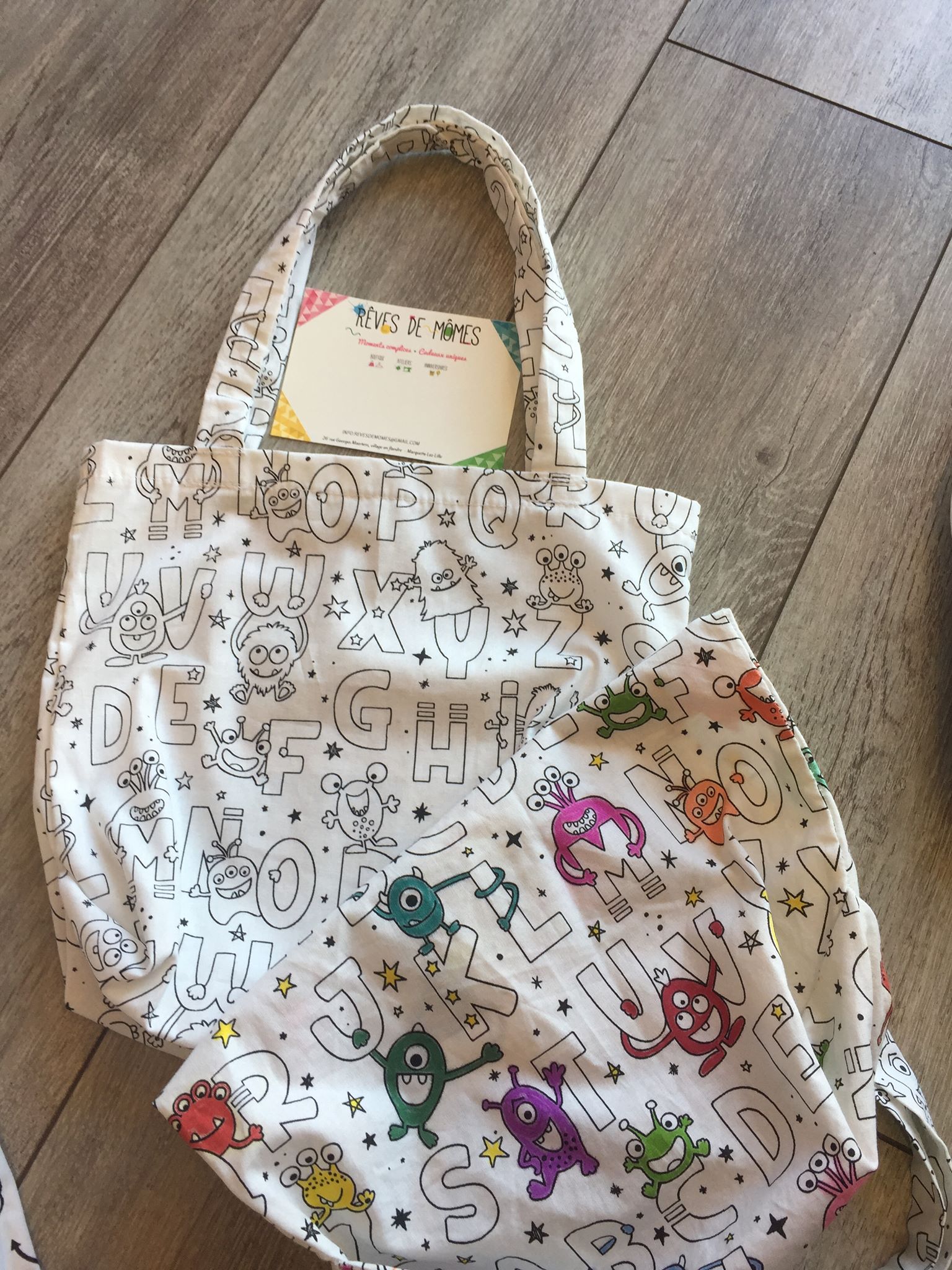 sac cadeau tissu