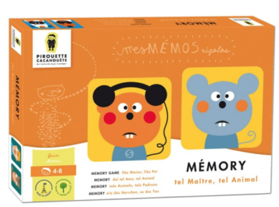 JEU MEMORY EMOTIONS 1 ANIMAUX