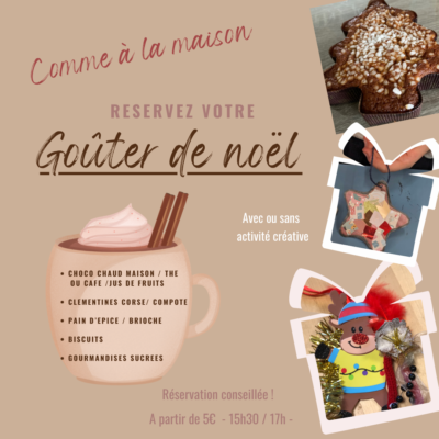 Gouter de Noel - créatif ou non / Happy Mercredi RECONNEXION